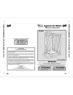 Предварительный просмотр 8 страницы Aqua Leisure FF-6915 E Instruction Manual