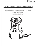 Предварительный просмотр 1 страницы Aqua Leisure SIMPLE SET SA-3766 User Manual