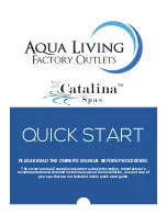 aqua living Catalina Luxury Armstrong Quick Start Manual preview