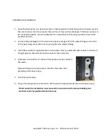 Preview for 4 page of Aqua Logic DSHP Series Installation & Operating Instructions Manual