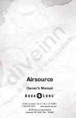 Предварительный просмотр 20 страницы Aqua Lung Airsource Owner'S Manual