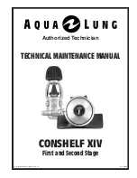 Aqua Lung Conshelf XIV Technical Maintenance Manual preview