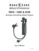 Предварительный просмотр 1 страницы Aqua Lung EBIS-3000 User Manual