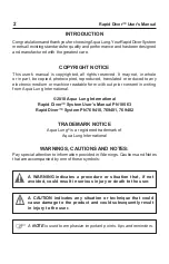 Preview for 2 page of Aqua Lung Rapid Diver User Manual