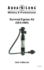 Aqua Lung SEA-4500 User Manual preview