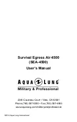 Предварительный просмотр 24 страницы Aqua Lung SEA-4500 User Manual