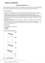 Preview for 2 page of Aqua Medic 83020020 Operation Manual