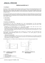 Preview for 2 page of Aqua Medic ozone 250 Operation Manual