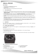 Preview for 3 page of Aqua Medic Qube 50 Operation Manual