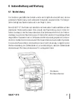 Предварительный просмотр 41 страницы aqua metro CALEC ST II Installation And Operation Manual