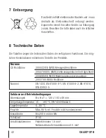 Предварительный просмотр 42 страницы aqua metro CALEC ST II Installation And Operation Manual