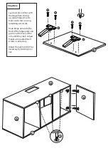 Предварительный просмотр 14 страницы Aqua One Cabinet 53445 Assembly Instructions Manual