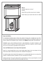 Предварительный просмотр 6 страницы Aqua One EuroStyle Bow 85 Instruction Manual