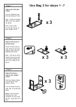 Preview for 5 page of Aqua One Oakstyle Chic 3+2 Unit Assembly Instructions Manual