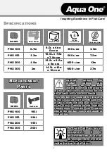 Предварительный просмотр 3 страницы Aqua One PHX 100 Quick Start Manual