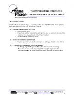 Preview for 48 page of Aqua Phase AQ-2000 Operating Manual