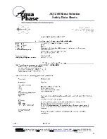 Предварительный просмотр 57 страницы Aqua Phase AQ-2000 Operating Manual