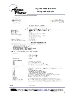 Предварительный просмотр 62 страницы Aqua Phase AQ-2000 Operating Manual