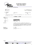 Предварительный просмотр 67 страницы Aqua Phase AQ-2000 Operating Manual