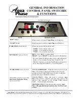 Preview for 6 page of Aqua Phase AQ-3000 Operating Manual