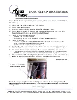 Preview for 10 page of Aqua Phase AQ-3000 Operating Manual