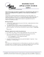 Preview for 17 page of Aqua Phase AQ-3000 Operating Manual