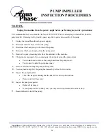 Preview for 37 page of Aqua Phase AQ-3000 Operating Manual