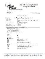 Preview for 51 page of Aqua Phase AQ-3000 Operating Manual