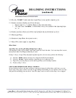 Preview for 76 page of Aqua Phase AQ-3000 Operating Manual