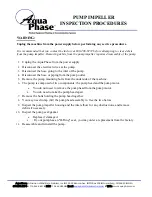 Preview for 51 page of Aqua Phase AQ-F250 Operating Manual