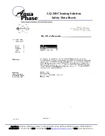 Preview for 58 page of Aqua Phase AQ-F250 Operating Manual