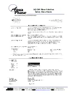 Предварительный просмотр 64 страницы Aqua Phase AQ-F250 Operating Manual