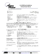 Предварительный просмотр 66 страницы Aqua Phase AQ-F250 Operating Manual