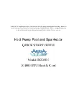 Aqua PRO ECO500 Quick Start Manual preview