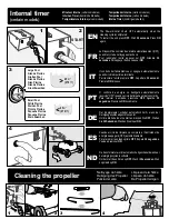 Preview for 4 page of Aqua Products Pool Rover T E1595 Operating Instructions Manual