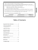 Preview for 3 page of Aqua Products SSDP37 Series User Manual