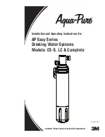 aqua-pure AP Easy CS-Complete Installation And Operating Instructions Manual preview