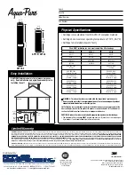 Preview for 2 page of aqua-pure AP110 Series Quick Start Manual