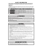 Preview for 3 page of aqua-pure AP430SS Installation And Operating Instructions Manual