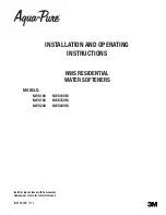 aqua-pure NWS100 Installation And Operating Instructions Manual preview