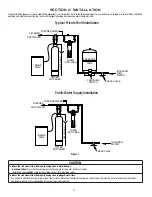 Preview for 9 page of aqua-pure NWS100 Installation And Operating Instructions Manual