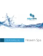 AQUA SPA Heaven User Manual preview