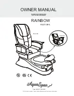 AQUA SPA RAINBOW 9600 Owner'S Manual preview