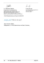 Предварительный просмотр 184 страницы aqua technix AQUA Master Series Original Operation Manual