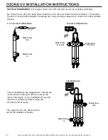 Preview for 14 page of Aqua Ultraviolet Ozone UV 114 Watt Unit Instruction Manual