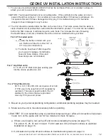 Preview for 15 page of Aqua Ultraviolet Ozone UV 114 Watt Unit Instruction Manual