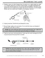 Preview for 17 page of Aqua Ultraviolet STATUARY 15 Watt 1/L Instruction Manual