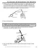 Preview for 21 page of Aqua Ultraviolet STATUARY 15 Watt 1/L Instruction Manual