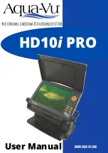 Aqua-Vu HD10i PRO User Manual preview