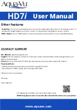 Preview for 4 page of Aqua-Vu HD7i User Manual